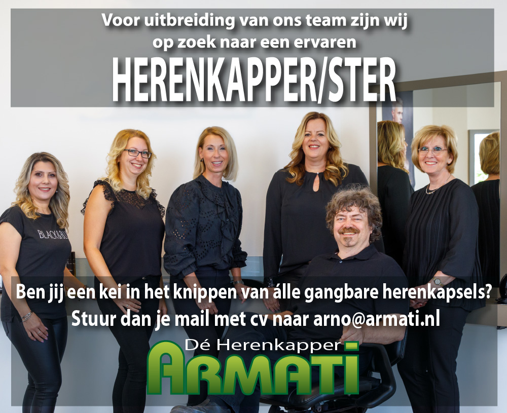 25 jaar de Herenkapper Armati